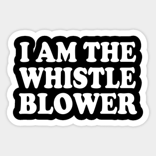 Impeach Trump Whistle Blower Sticker